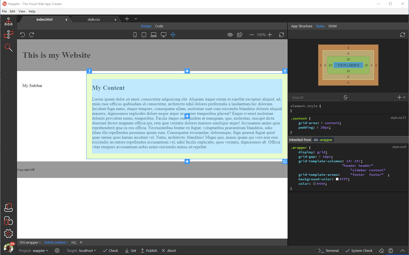 Pinegrow comes with CSS Grid - Coffee Lounge - Wappler Community