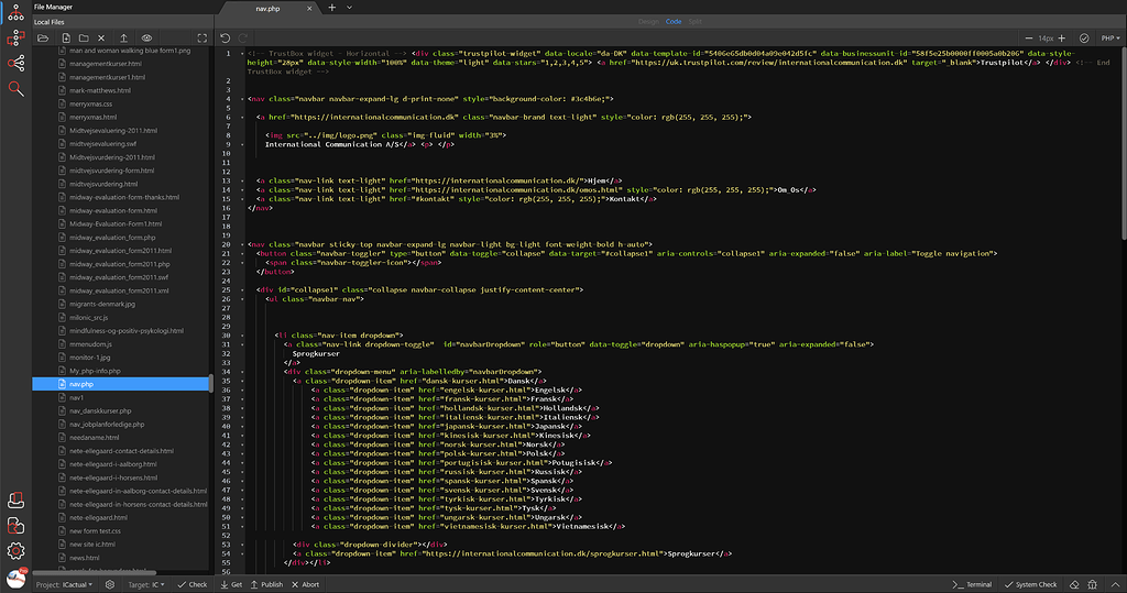 Include.php File