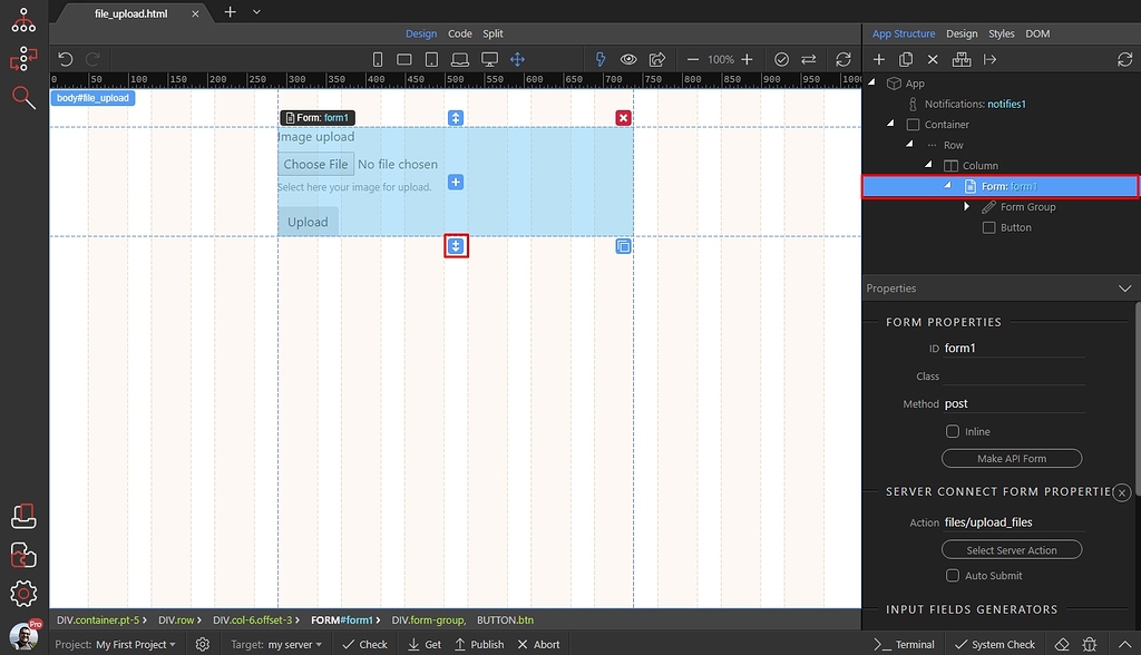 Adding Progress Bar to Upload Form - File Management - Wappler Community