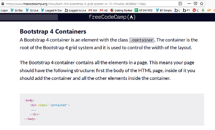 container