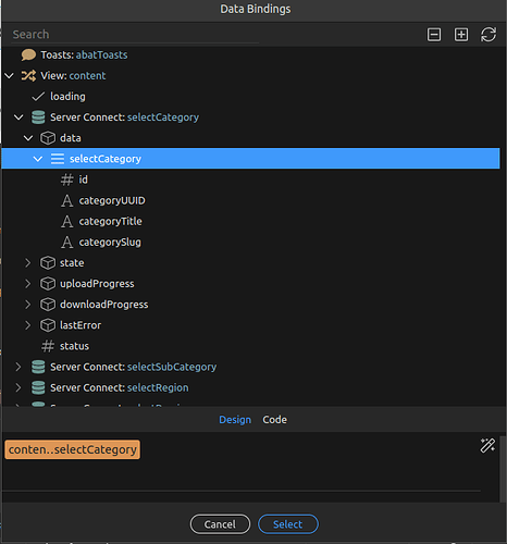 Dynamic Select List values within Content Page - Wappler General ...