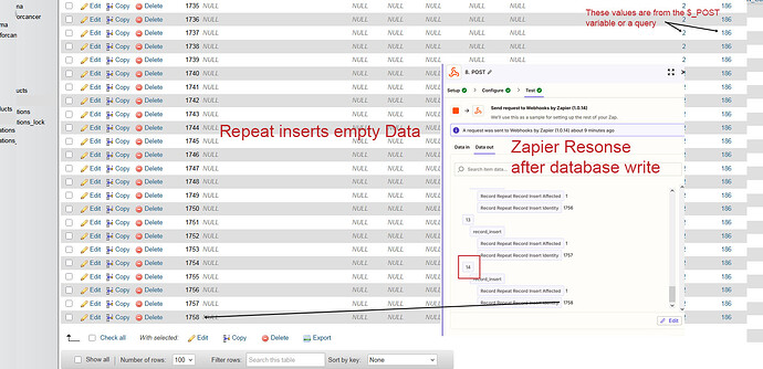 database insert