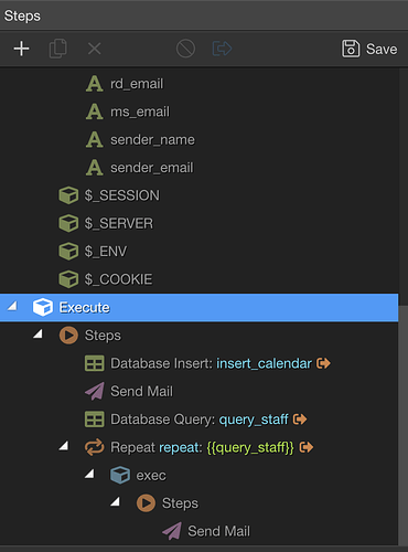 1) Insert To Calendar - Send Emails