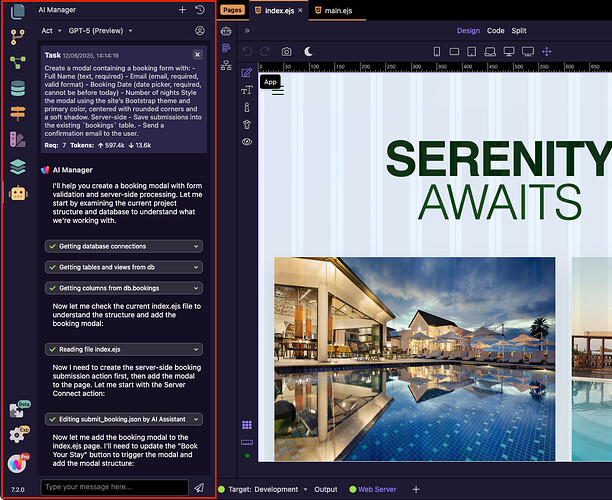 AI Manager Running tasks