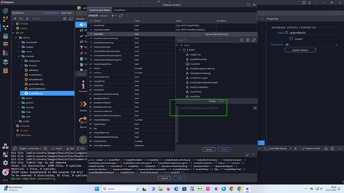 Problem with multiple checkbox insert - How To - Wappler Community
