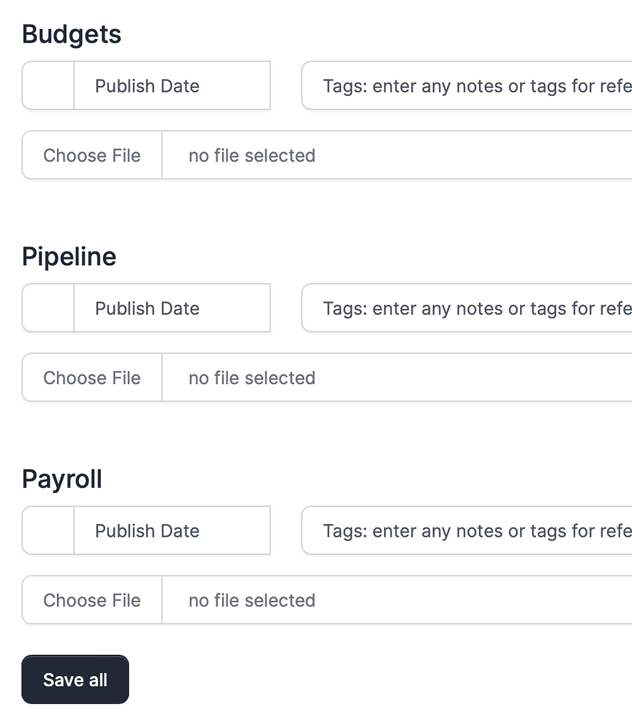 Upload fixed list of files, with each's metadata, to S3 using single