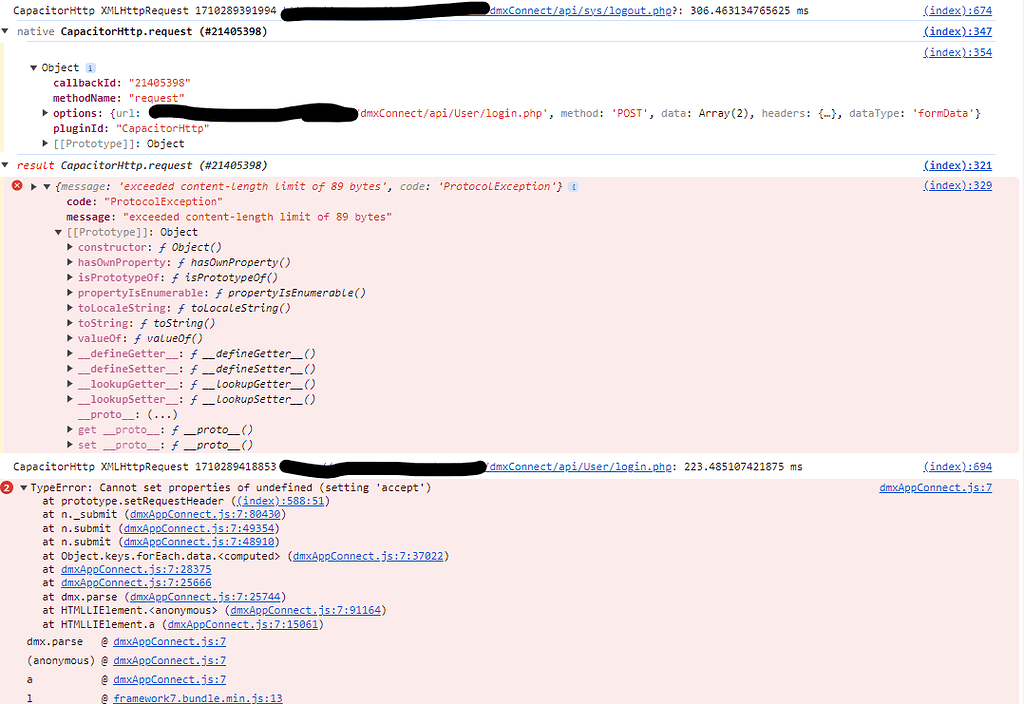 CapacitorHttp plugin error - Bugs - Wappler Community
