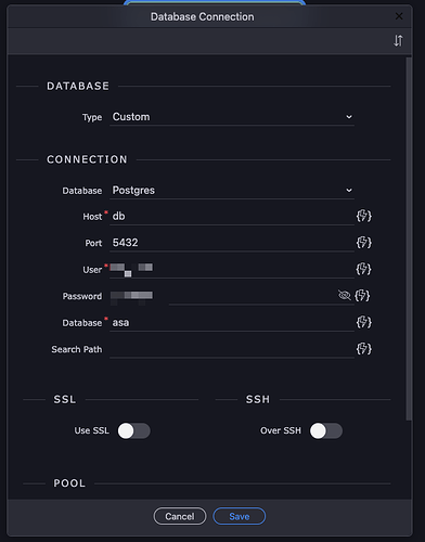 database connection