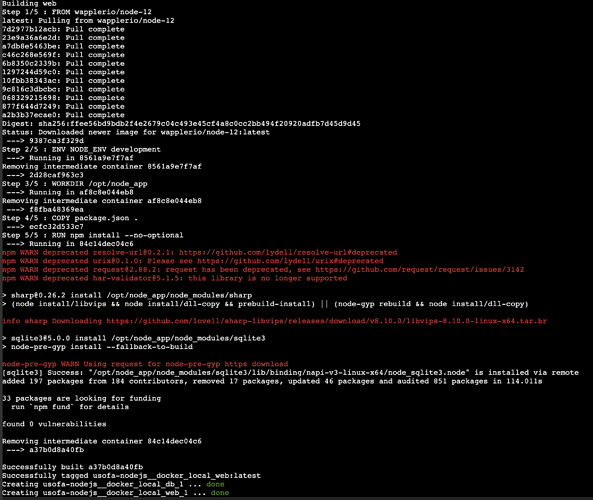 Local Docker Install Error