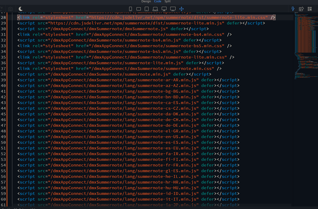SummerNote It's inserting many assets into the project - Bugs - Wappler ...
