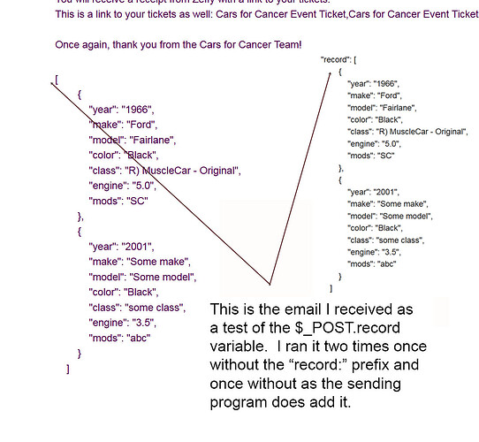 email response 1