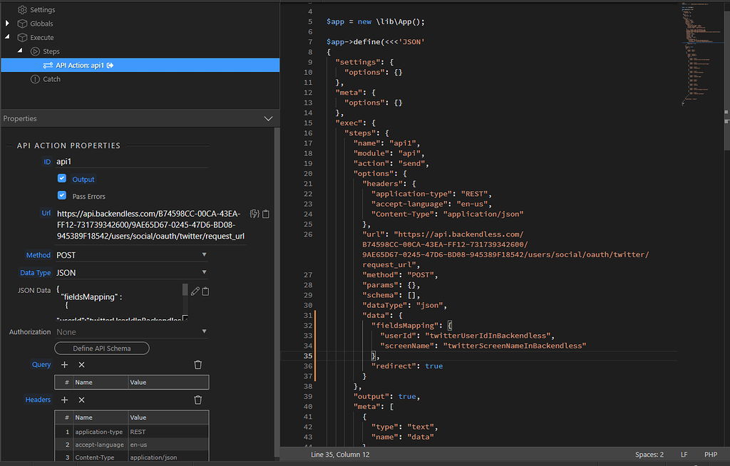JSON Data API Action Not Working - General - Wappler Community