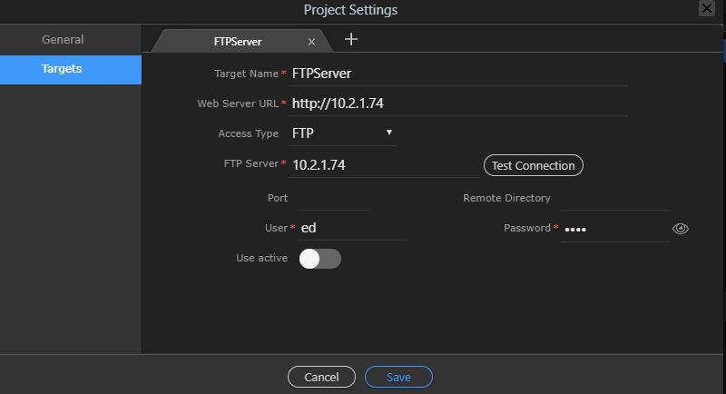 FTPprojectSettings