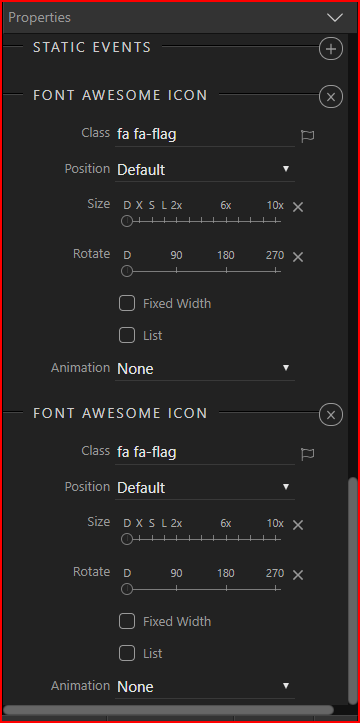 Font Awesome : appears twice - Bugs - Wappler Community