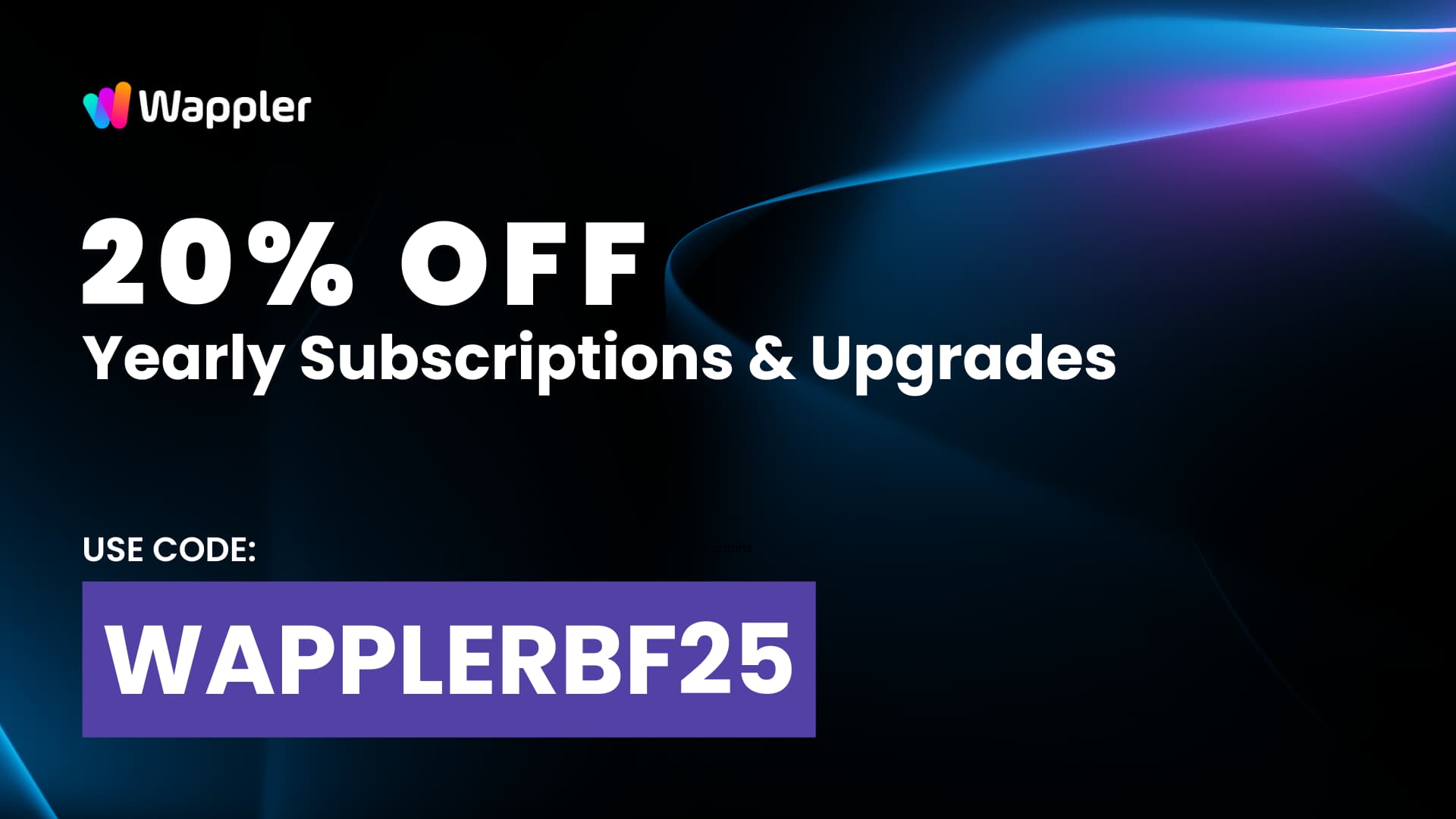 Wappler Black Friday 2025