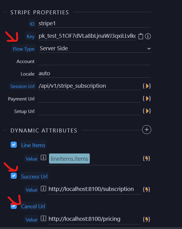 How to setup Stripe with dynamic success and cancel urls? - Wappler ...