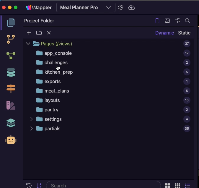 DYnamic Pages folders become unresponsive - Bugs - Wappler Community