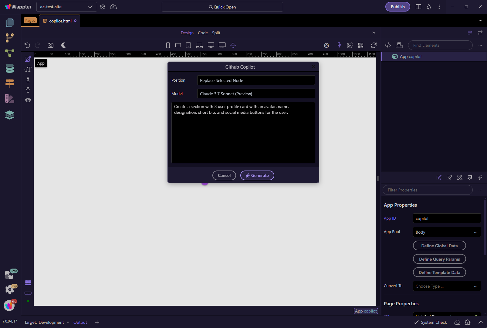 Wappler 7 AI Integration - Request For Comments - Wappler Community
