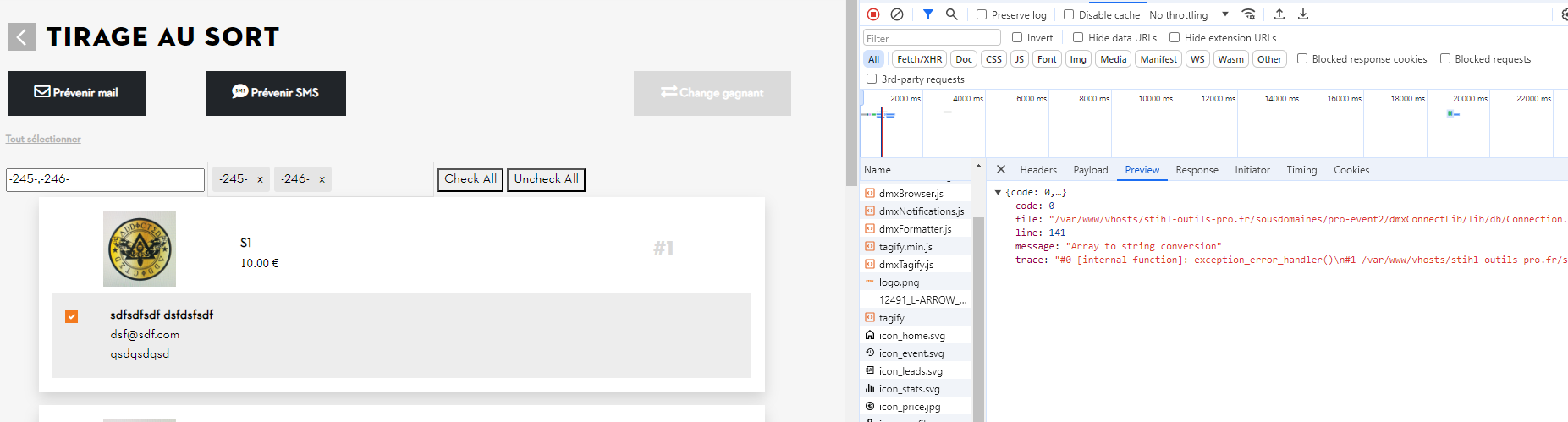 Array to string conversion thanks - Need Help - Wappler Community image.