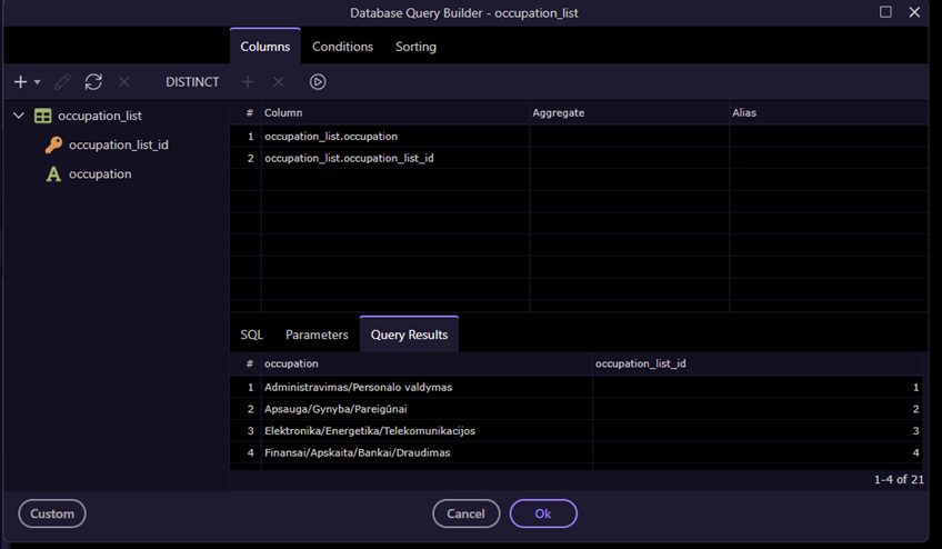 Create a dropdown checkbox filter for a bootstrap5 generated table ...