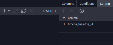 Missing column does not get removed from query builder/sorting tab ...