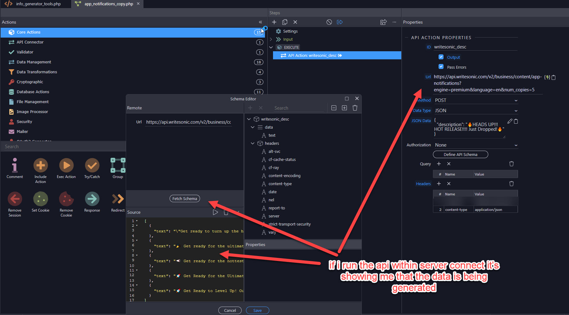 Error on API form - Bugs - Wappler Community