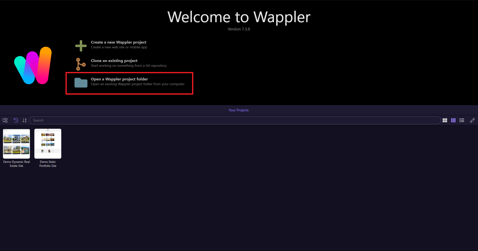 Project appears to be missing - Need Help - Wappler Community