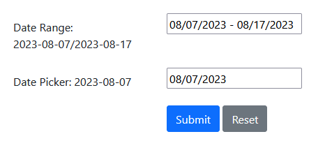 Date Range and Picker Values do not Reset on Form - Need Help - Wappler ...
